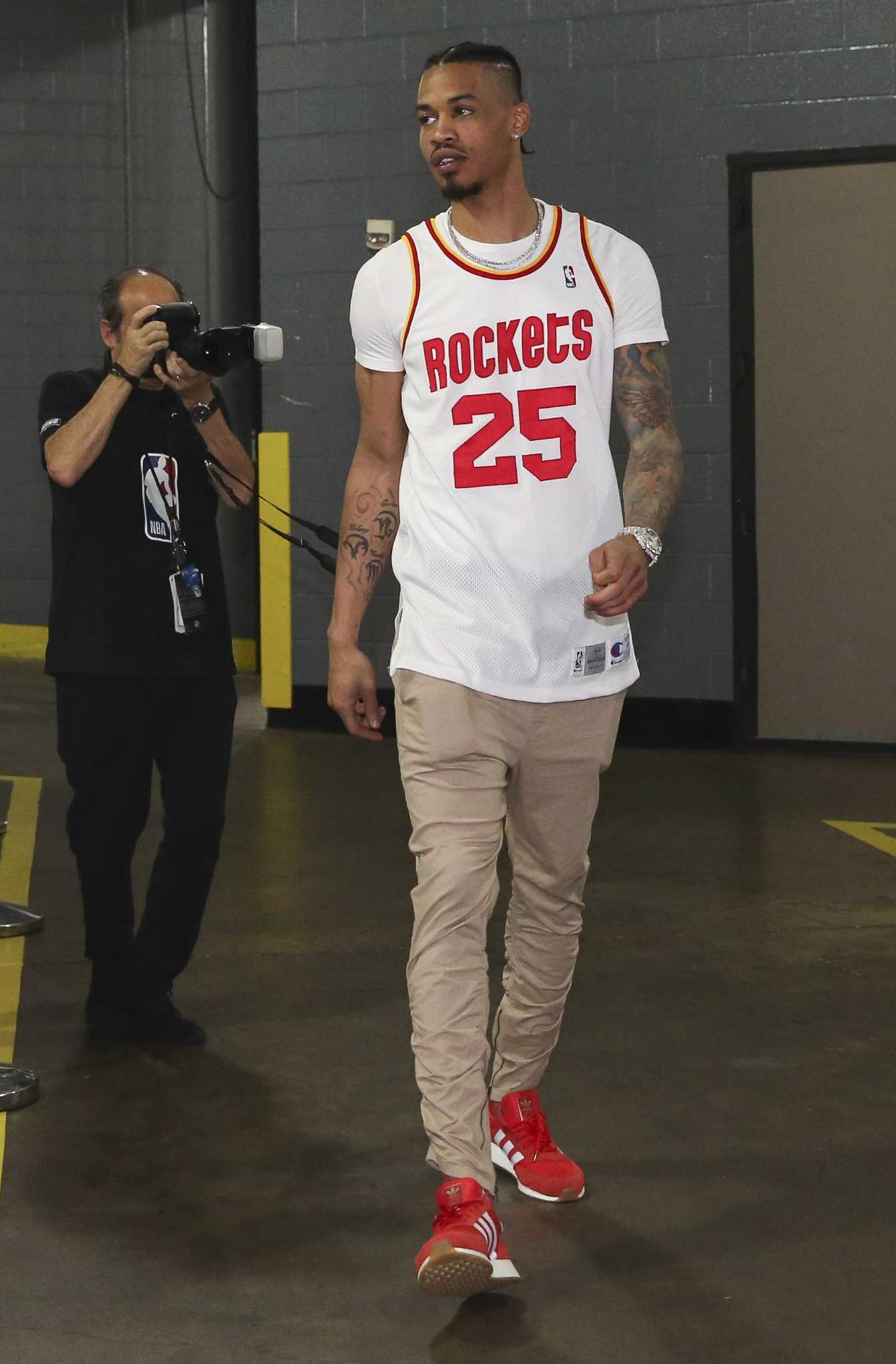 Rockets fan favorite Gerald Green reps Astros with sweet throwback