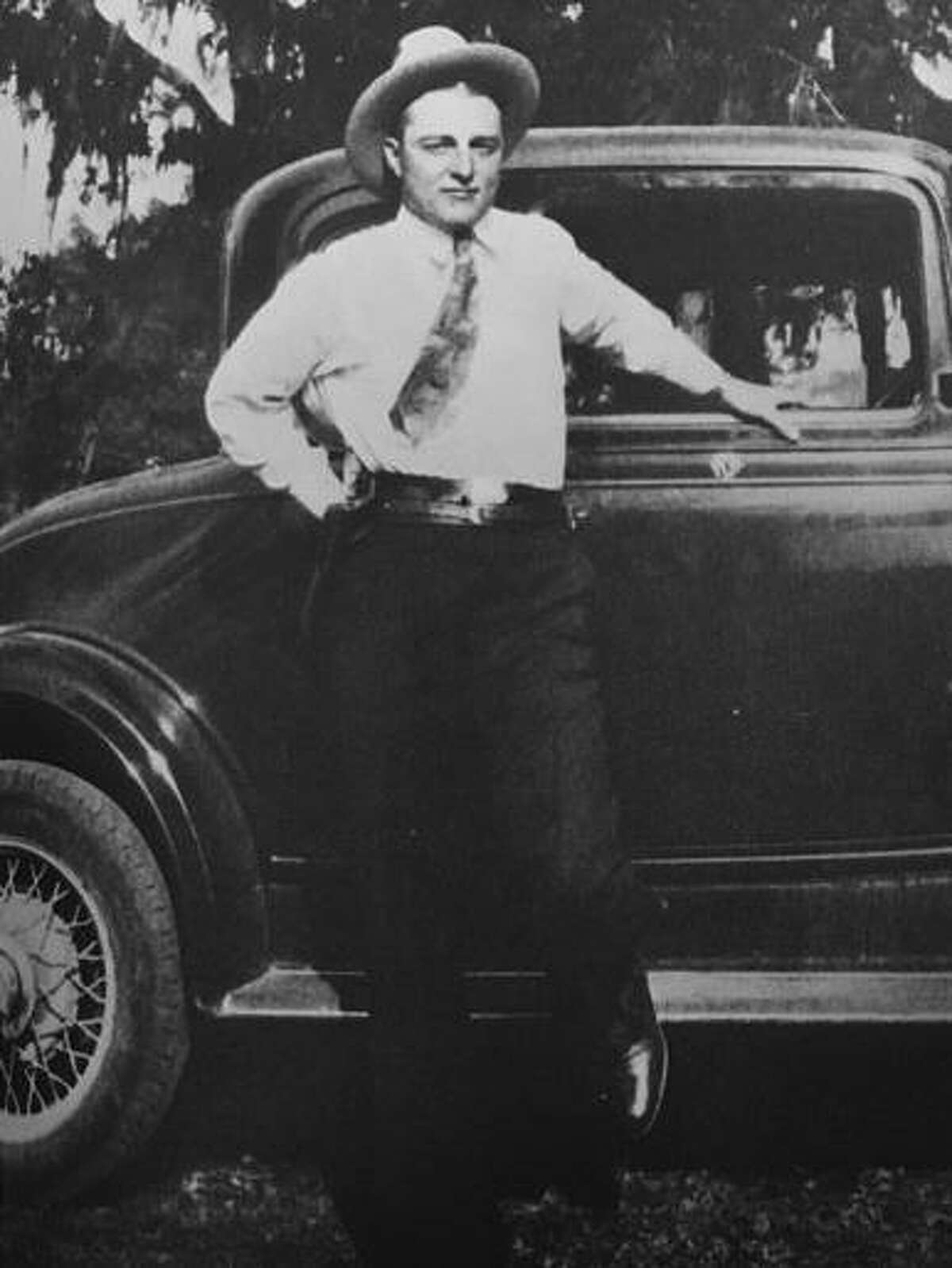 Clint Peoples as a deputy sheriff in Montgomery County in 1932
