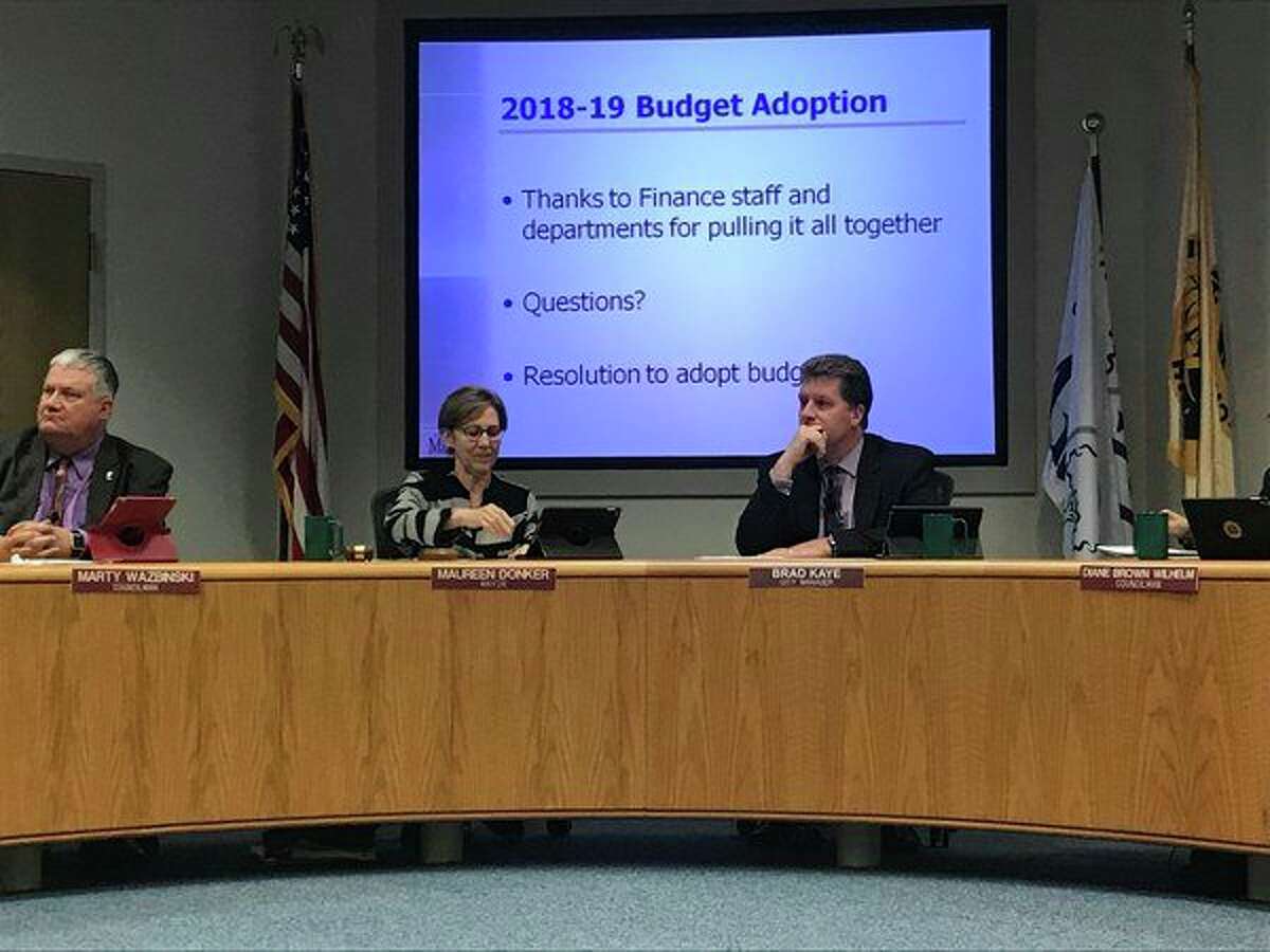 The Midland City Council adopted a $95.4 million budget for the City of Midland for 2018-19 at its Monday, May 21 meeting. (Kate Carlson/kcarlson@mdn.net)