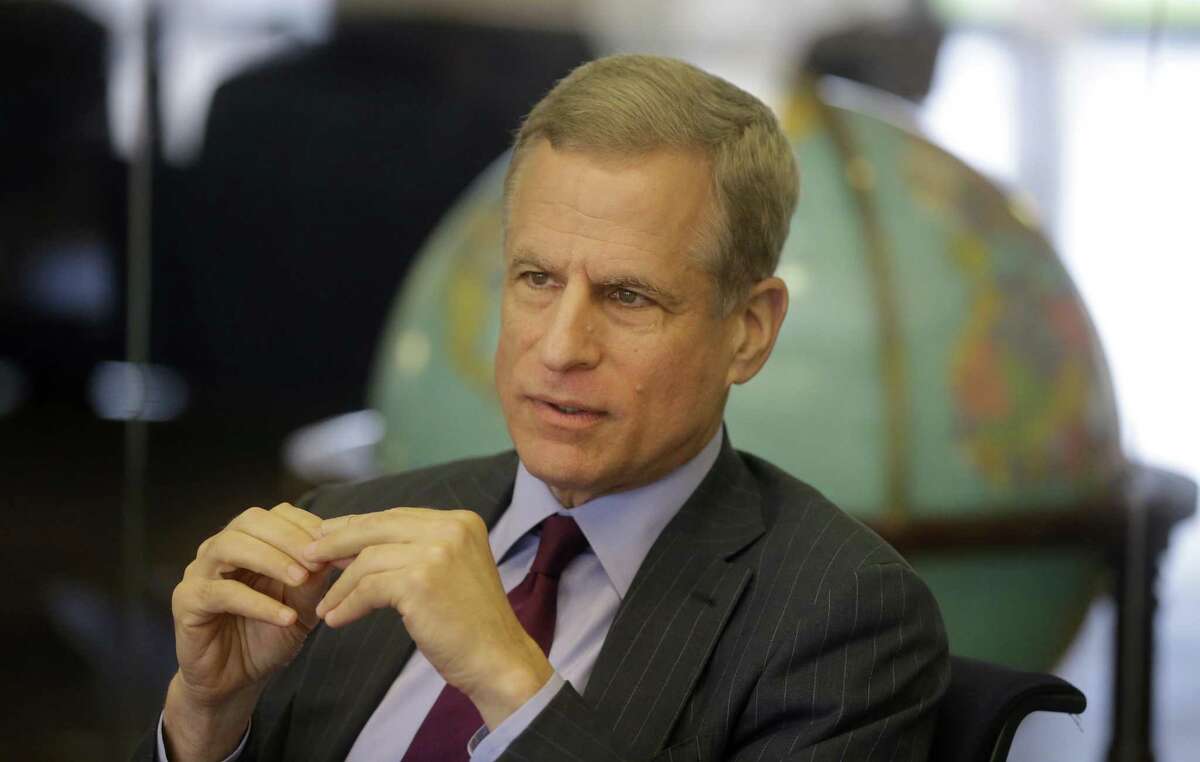 Robert Kaplan, president and CEO of the Federal Reserve Bank of the Dallas, is shown during an interview Tuesday, May 22, 2018, in Houston ( Melissa Phillip / Houston Chronicle )