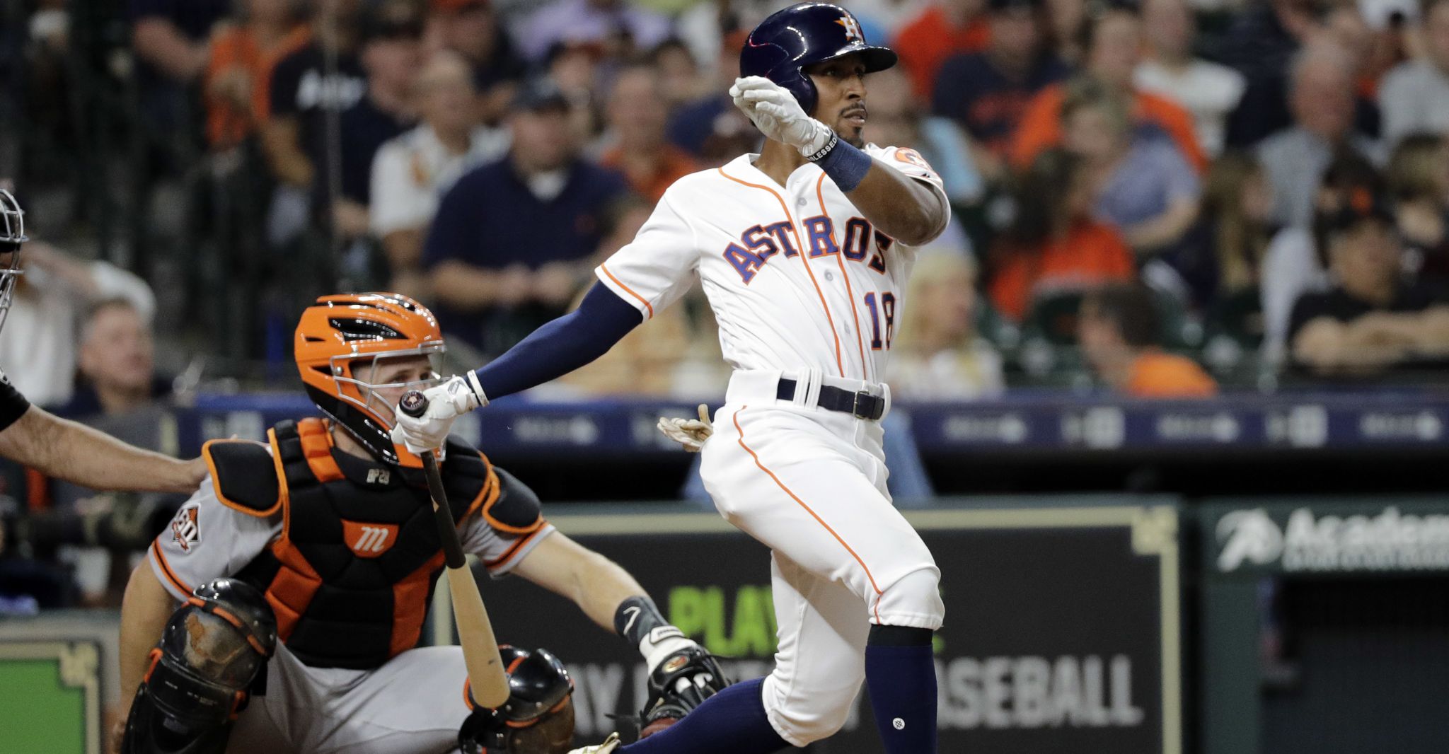 Houston Astros Honor Santa Fe Shooting Victims During Batting