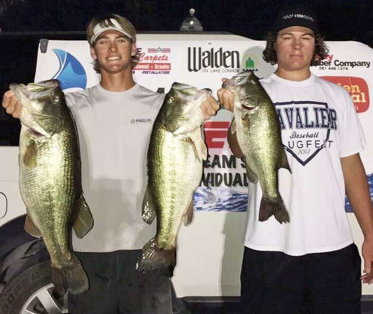 Joe Beebee and Chad Mrazek won the CONROEBASS Tuesday Tournament with a stringer total weight of 18.53 pounds.
