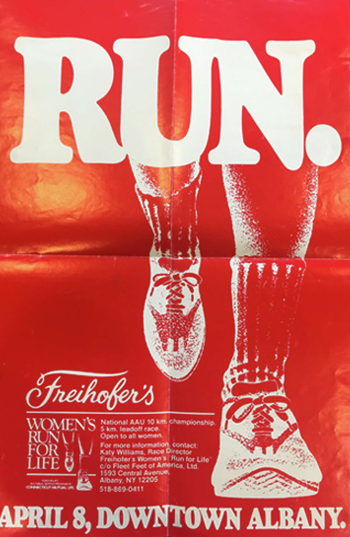 1979: For the first two years of its existence, the Freihofer's Run for Woman was referred to as the "Freihofer's Run for Life." Its first edition was held on April 8 where it hosted the country's first Women’s 10K (AAU) National Road Race Championship, a designation retained through 1988. The 1979 race drew 503 registrants, 260 of whom participated in a Leadoff 5K. The winner of the 10K AAU National Championship was Karin Von Berg, Ithaca, N.Y. (34:26) and Nina Kuscik, a pioneer in women's road running, crossed the line first in the masters (40+) division of the 10K in 37:42. The 5K winner was Martha Swatt, Johnstown, N.Y.