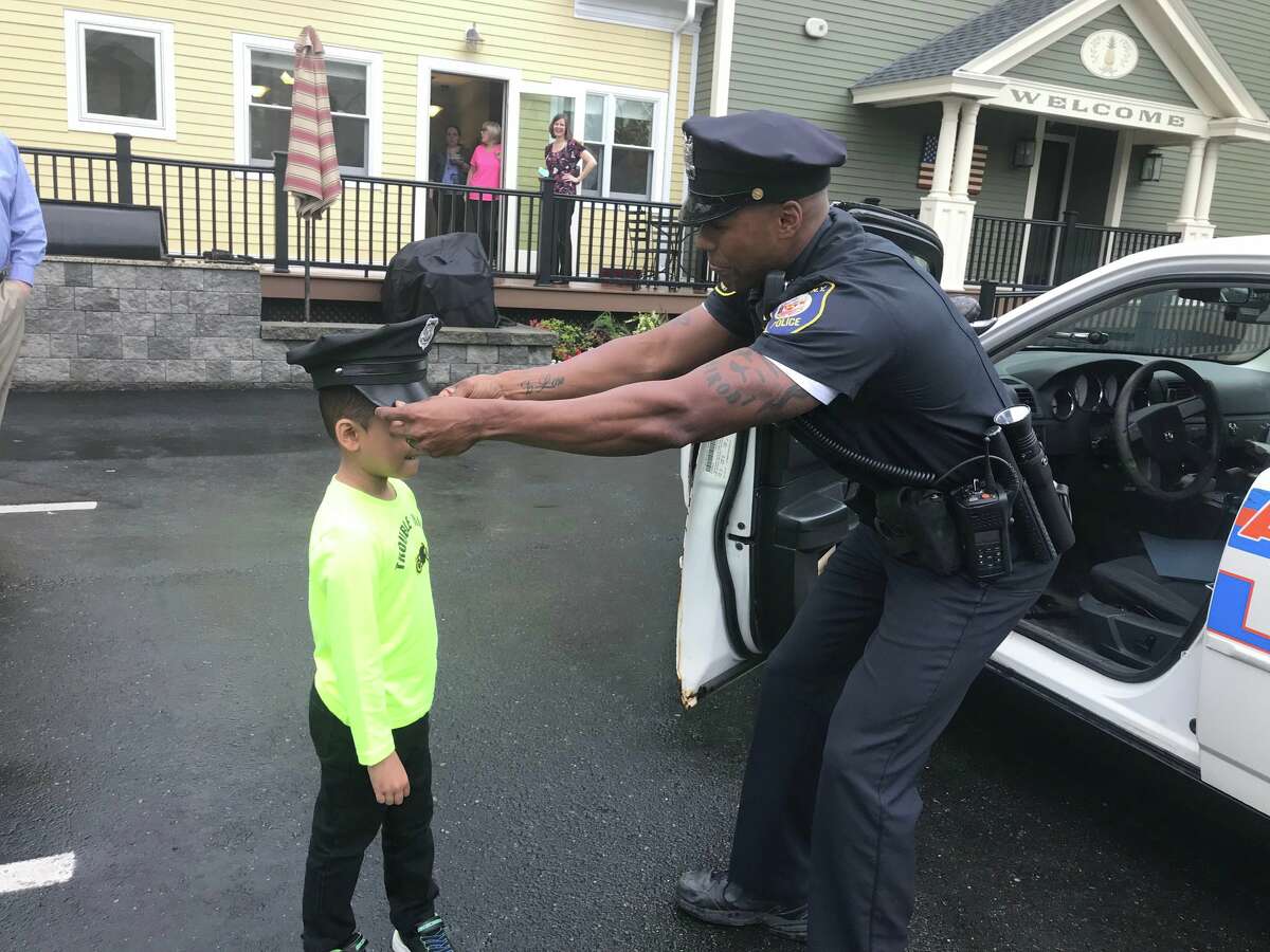 Photos: 6-year-old boy fighting cancer 'joins' Albany police