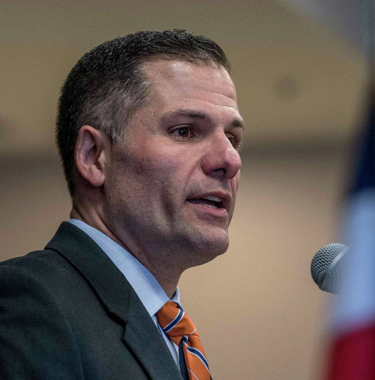 Marc Molinaro announced his intention to run against Andrew Cuomo for the Governor of New York State in a press conference at the Hilton Hotel on Monday, April 2, 2018, in Albany, N.Y. (Skip Dickstein/Times Union)