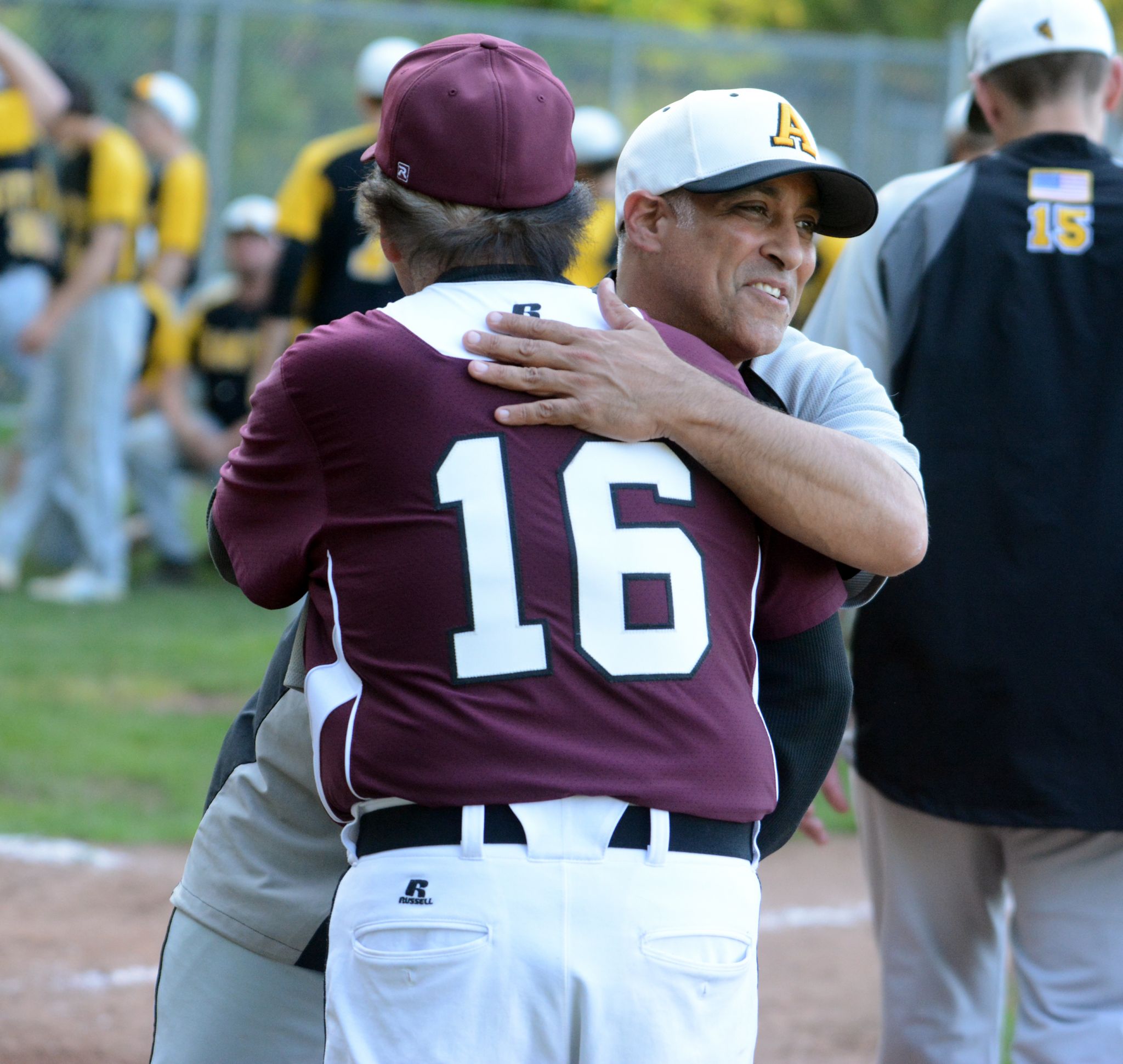 North Haven baseball coach Bob DeMayo