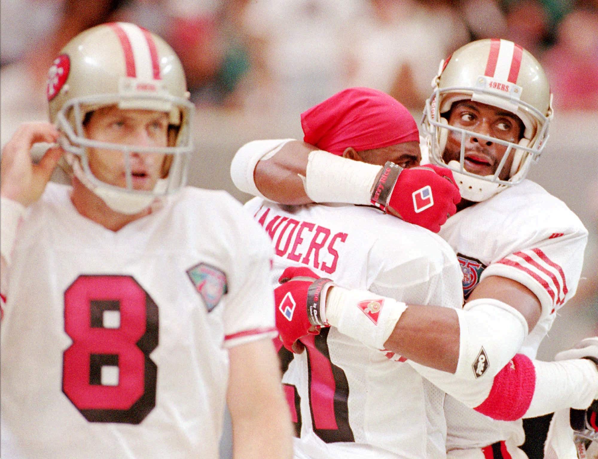 49ers hear how Jerry Rice, 1994 team kept Deion Sanders in line