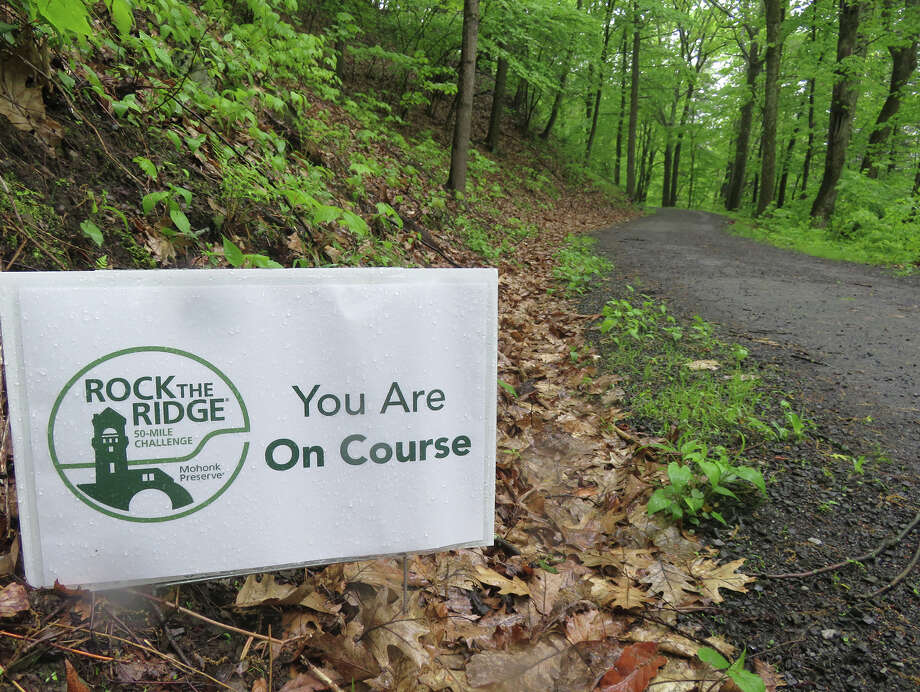 The Rock the Ridge course mostly follows old carriage roads through the Mohonk Preserve and Minnewaska State Park. (Herb Terns/Times Union)