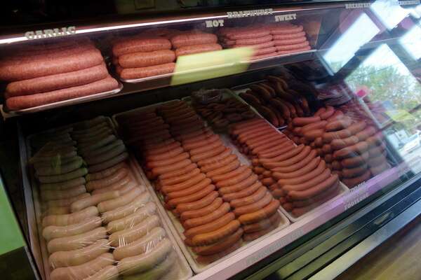 A view of the meat case at RolfÕs Pork Store on Wednesday, May 23, 2018, in Albany, N.Y.   (Paul Buckowski/Times Union)