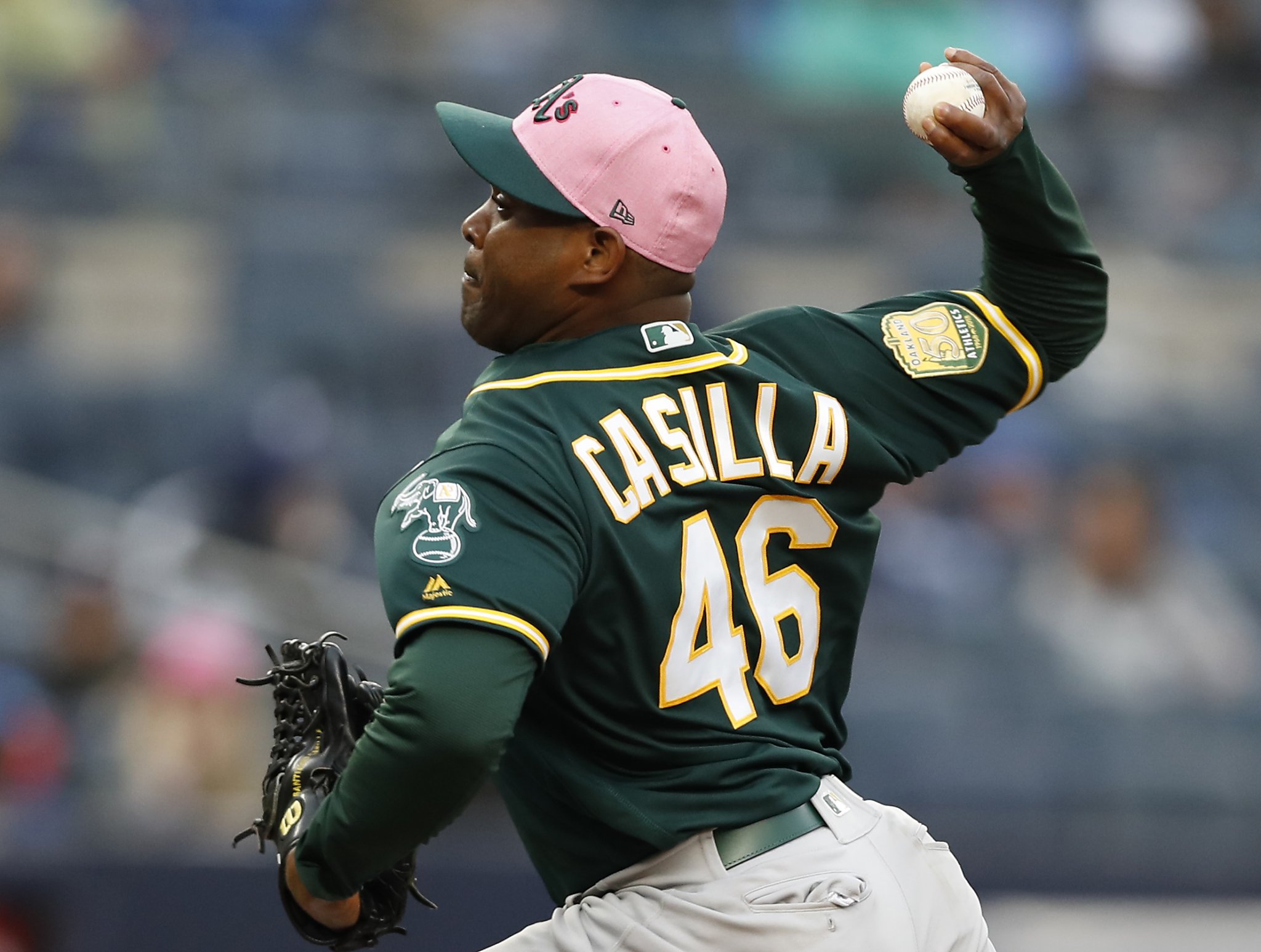 Dustin Garneau Garneau Oakland Athletics Game-Used Players Weekend Jersey