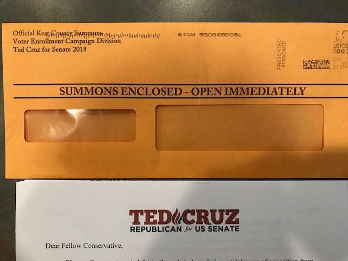 A campaign plea by the Cruz campaign looks suspiciously like a legal summons.