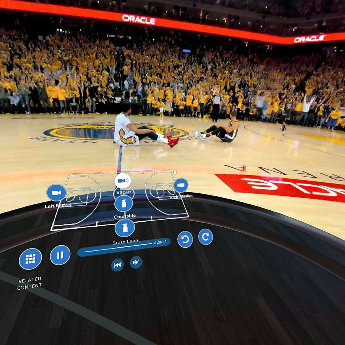 NBA, TNT and Intel broadcasting Warriors-Rockets in virtual reality