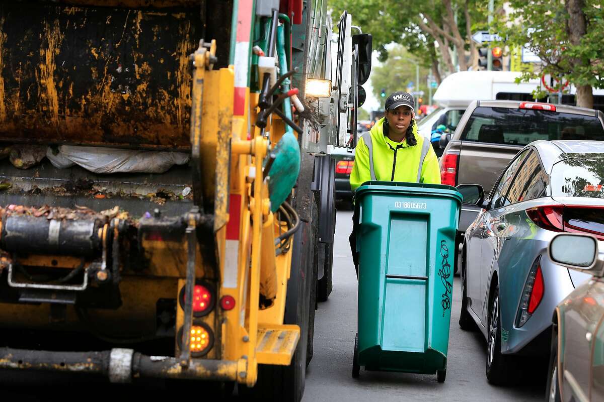 Garbage collectors in training bag good jobs