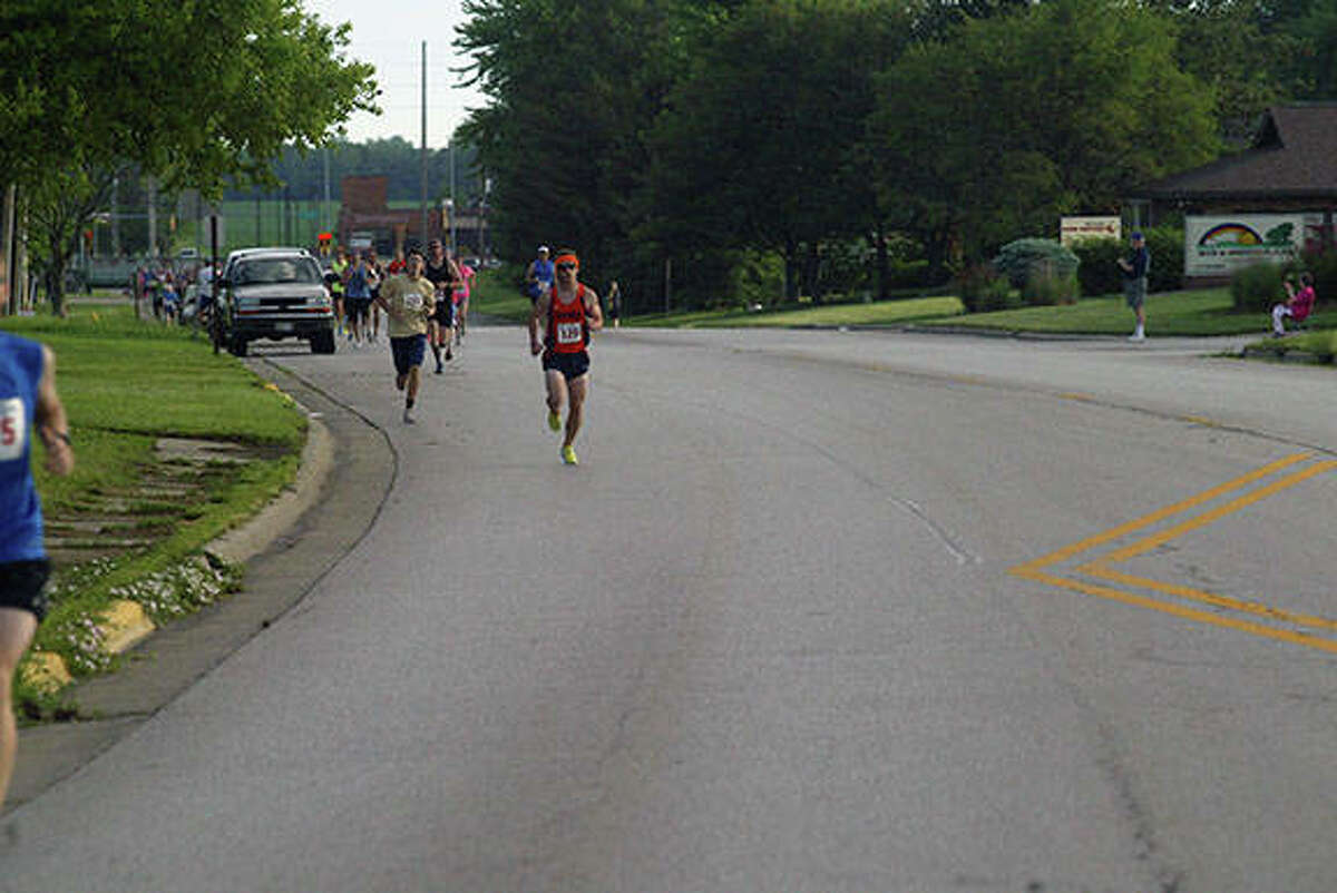 Runners take part Saturday in Passavant Area Hospital Foundation’s Passavant-Gatorade 5K-10K Race. It was the 26th year for the race, which attracted about 300 runners this year.
