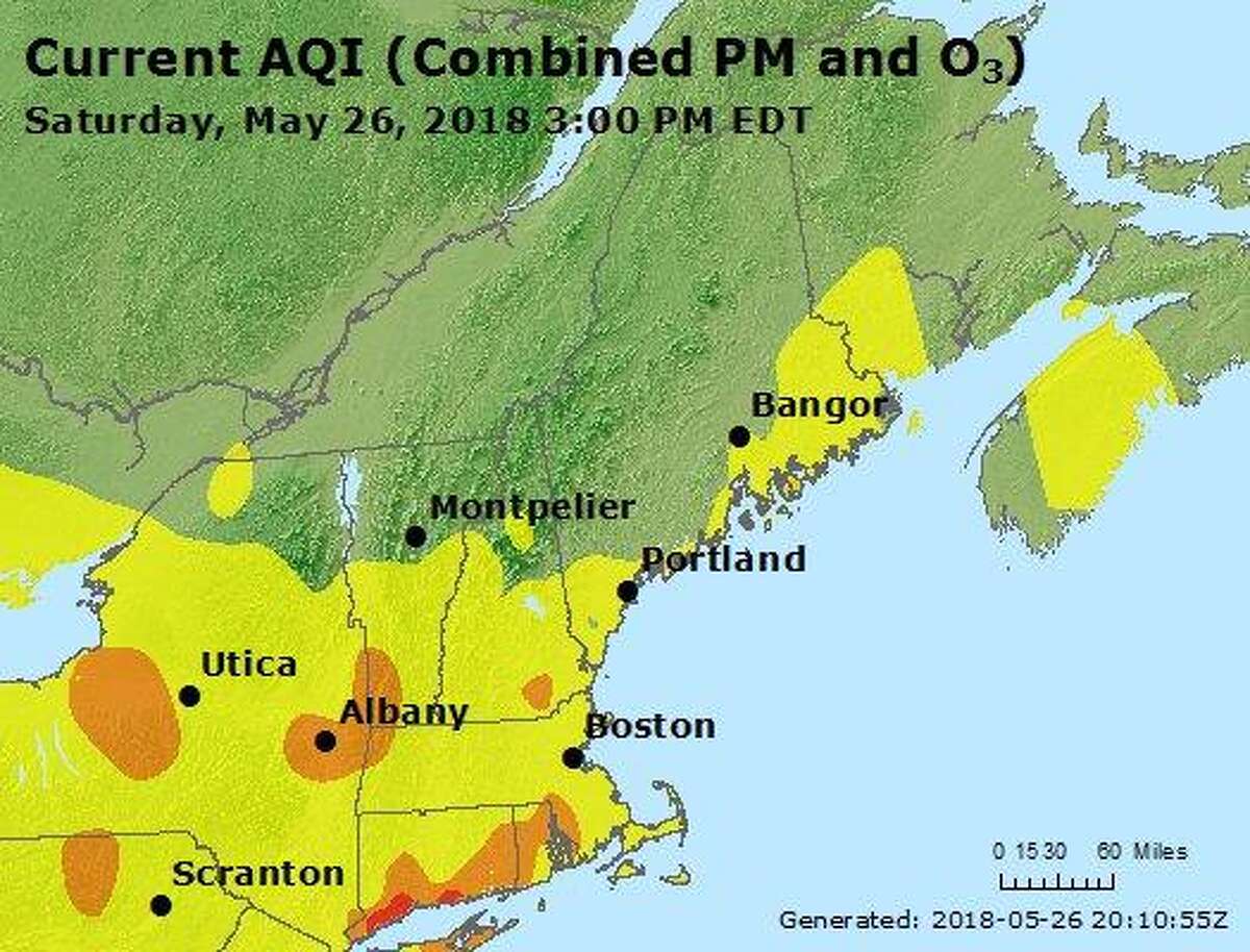 DEEP Air quality was ‘unhealthy’ in some areas