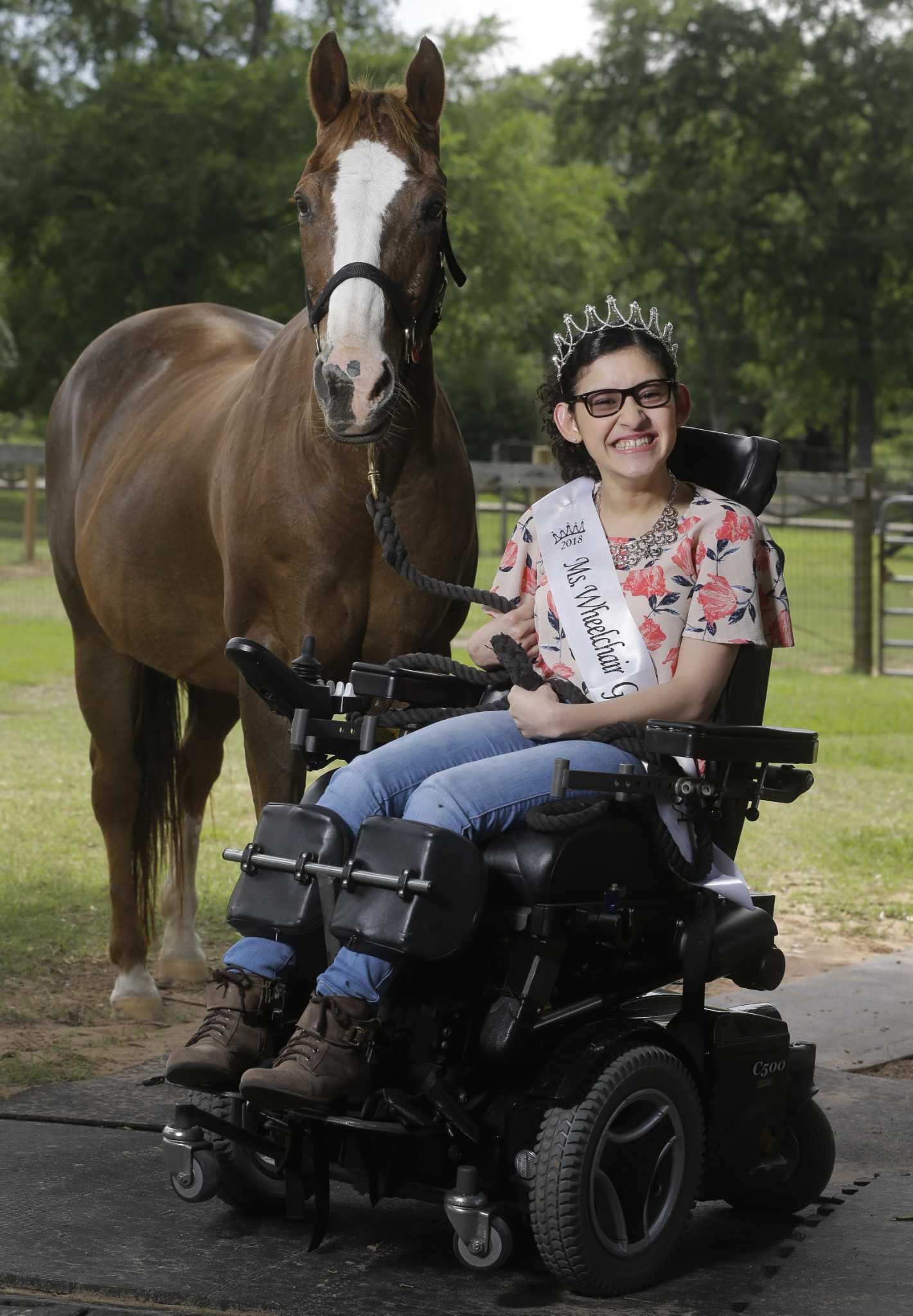 Cypress teen, Ms. Wheelchair Gulf Coast USA, is a horseriding fashionista