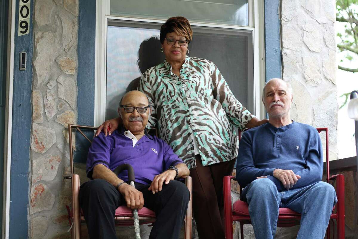 Joann West calls taking care of Vietnam War veterans Ralph Stepney, left, and Frank Hundt at her home in Baltimore a "joy."
