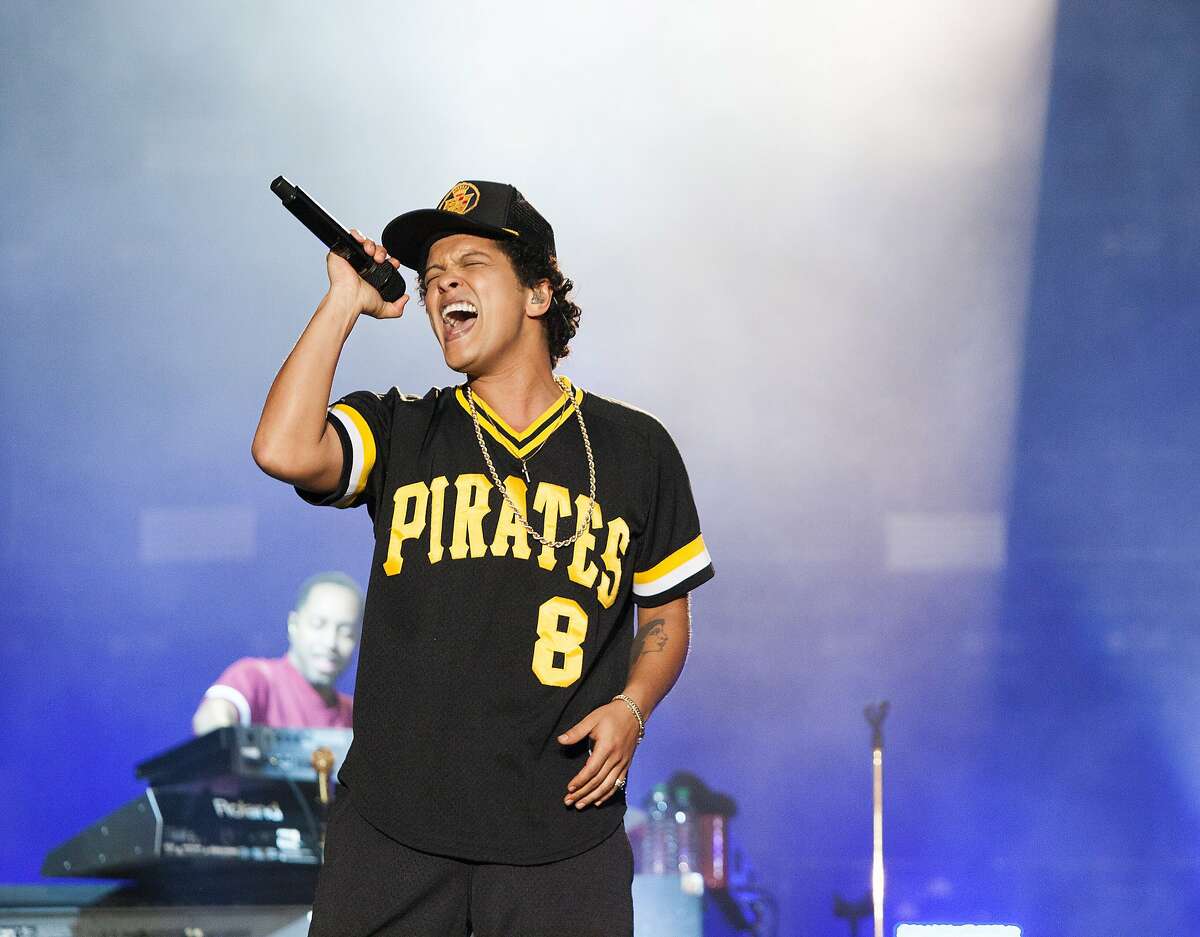 Bruno Mars performed a headlining set Sunday, May 27 at BottleRock Napa Valley.