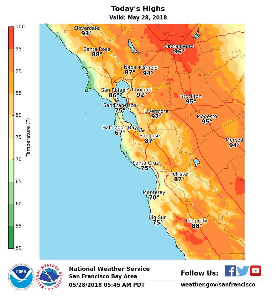 Memorial Day temperatures forecast to soar into the 90s in some Bay ...