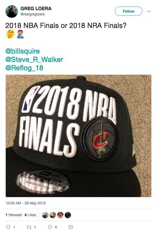 NRA Finals?' Unfortunate logo placement has fans questioning Warriors' NBA  Finals hats