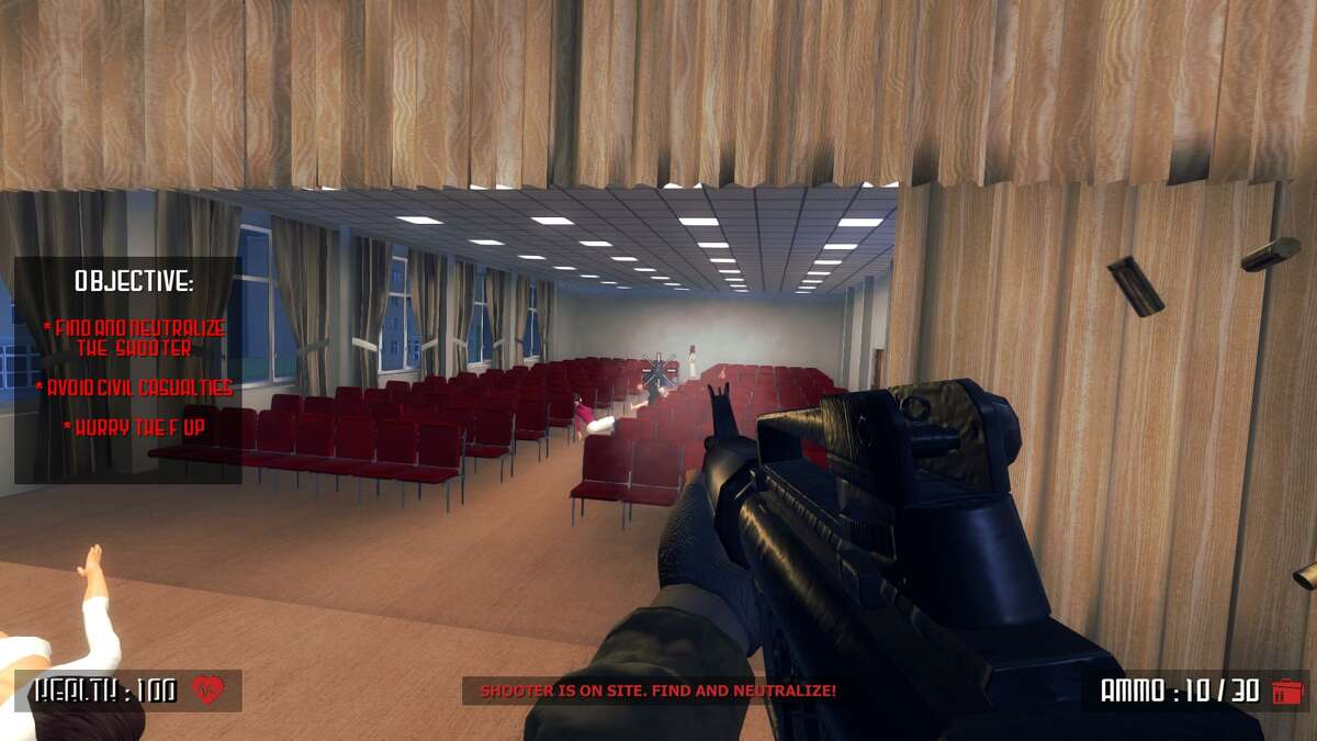 Major backlash for Active Shooter video game that lets players kill civilians, police