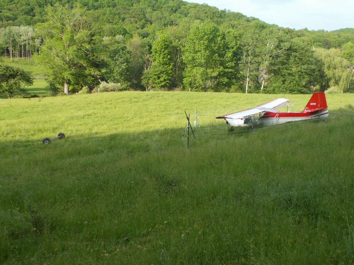 Two people were uninjured when their single-engine airplane crashed Saturday, May 26, 2018, in Taghkanic, Columbia County, the sheriff's office said.