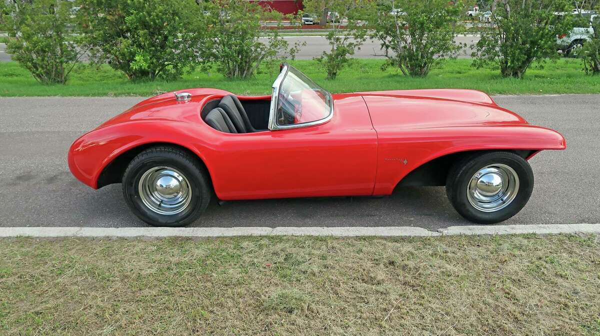 A 1956 Bangert Manta Ray, a fiberglass-bodied kit car, one of only four that still exist, according to the Norwalk Maritime Aquarium, which is hosting a car show on June. 16.