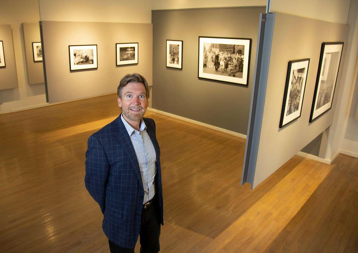 Brian Taylor photographed at the Center for the Photographic Arts in Carmel, Calif. on Tuesday, May 22, 2018. Taylor is a long-time San Jose State art professor who is now the director of the Center for the Photographic Arts in Carmel and the primary caretaker of the legacy of art photography in Carmel, which includes Ansel Adams and Cole and Edward Weston.