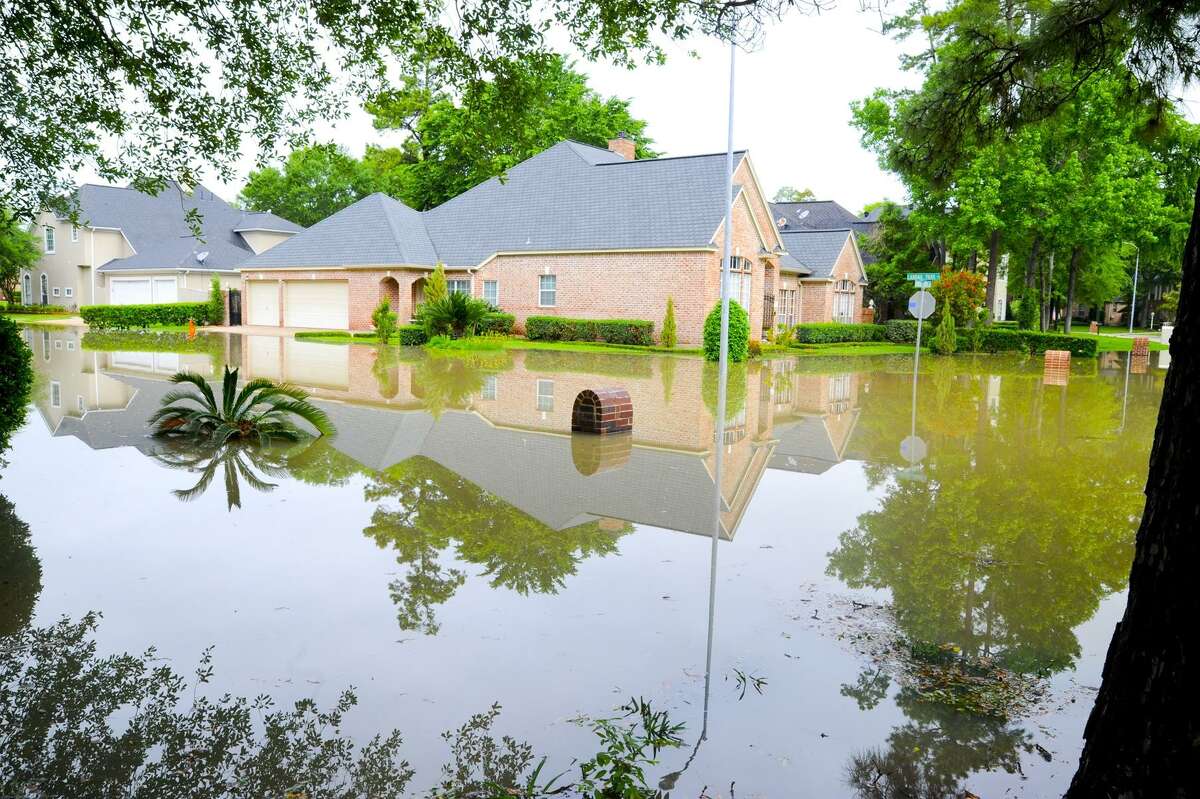 New Florida-based Neptune Flood says it can provide cheaper, faster flood insurance online. Above, the Cypresswood area in Houston was hit hard by flooding from Cypress Creek during Hurricane Harvey.