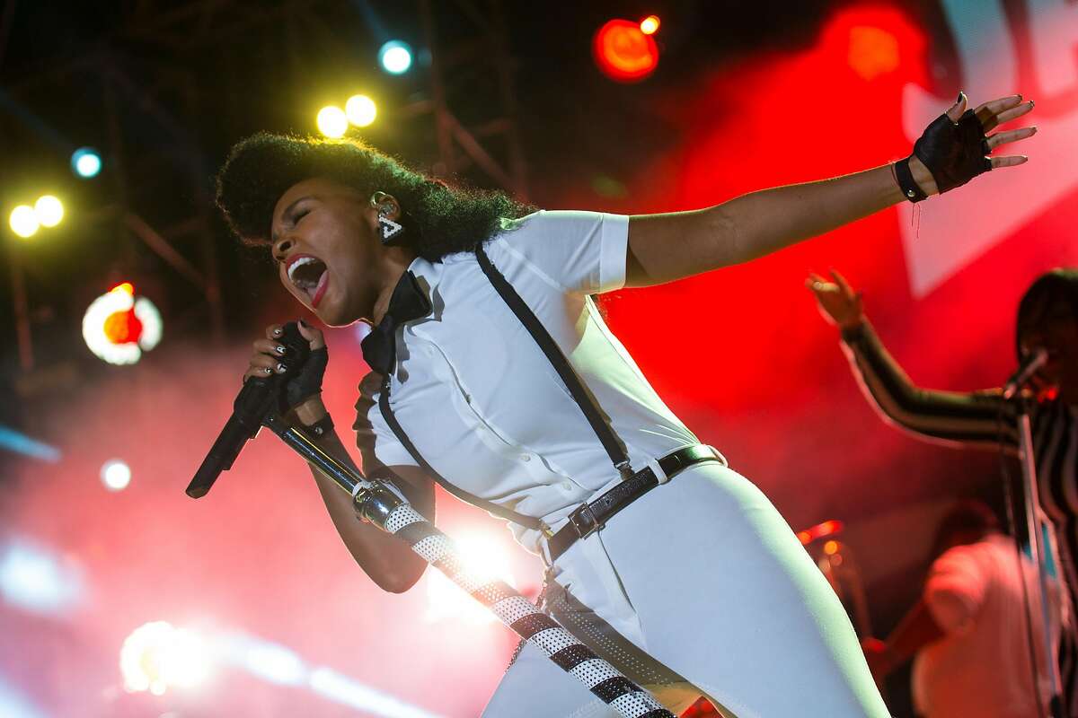 Janelle Monae performs at the Day For Night Light and Sound Festival on Saturday, December 19, 2015 at the Silver Street Studios in Houston, TX