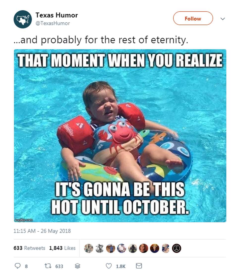 Texas hot weather memes, image size:960x1113