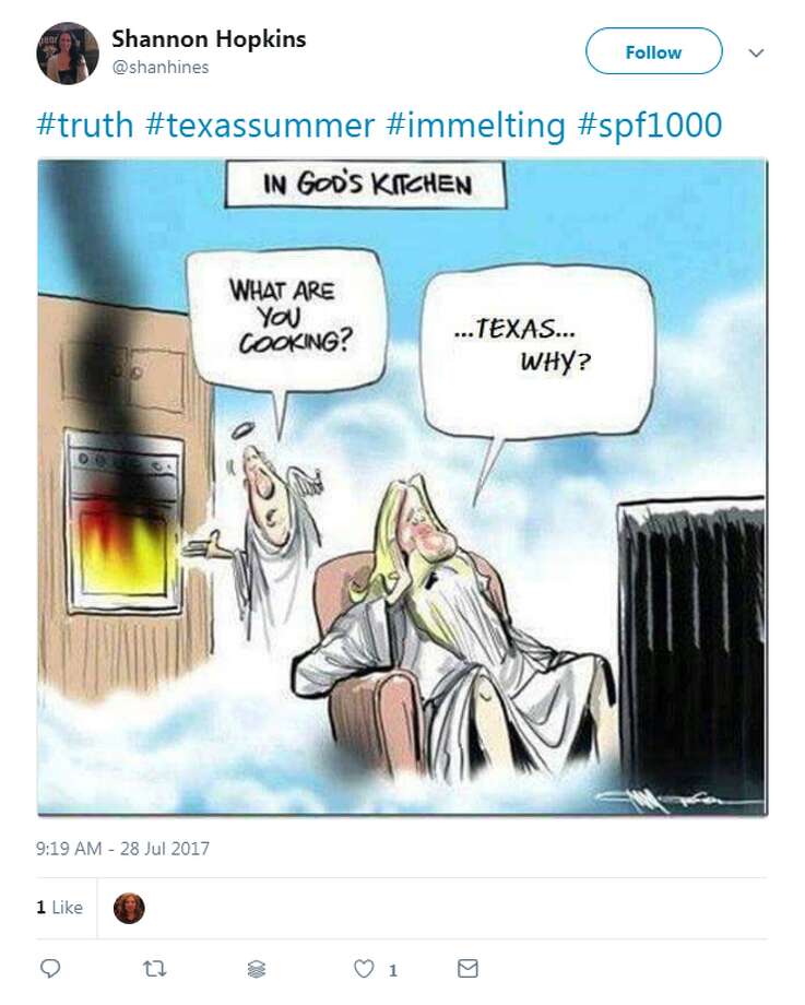 Texas hot weather memes Houston Chronicle