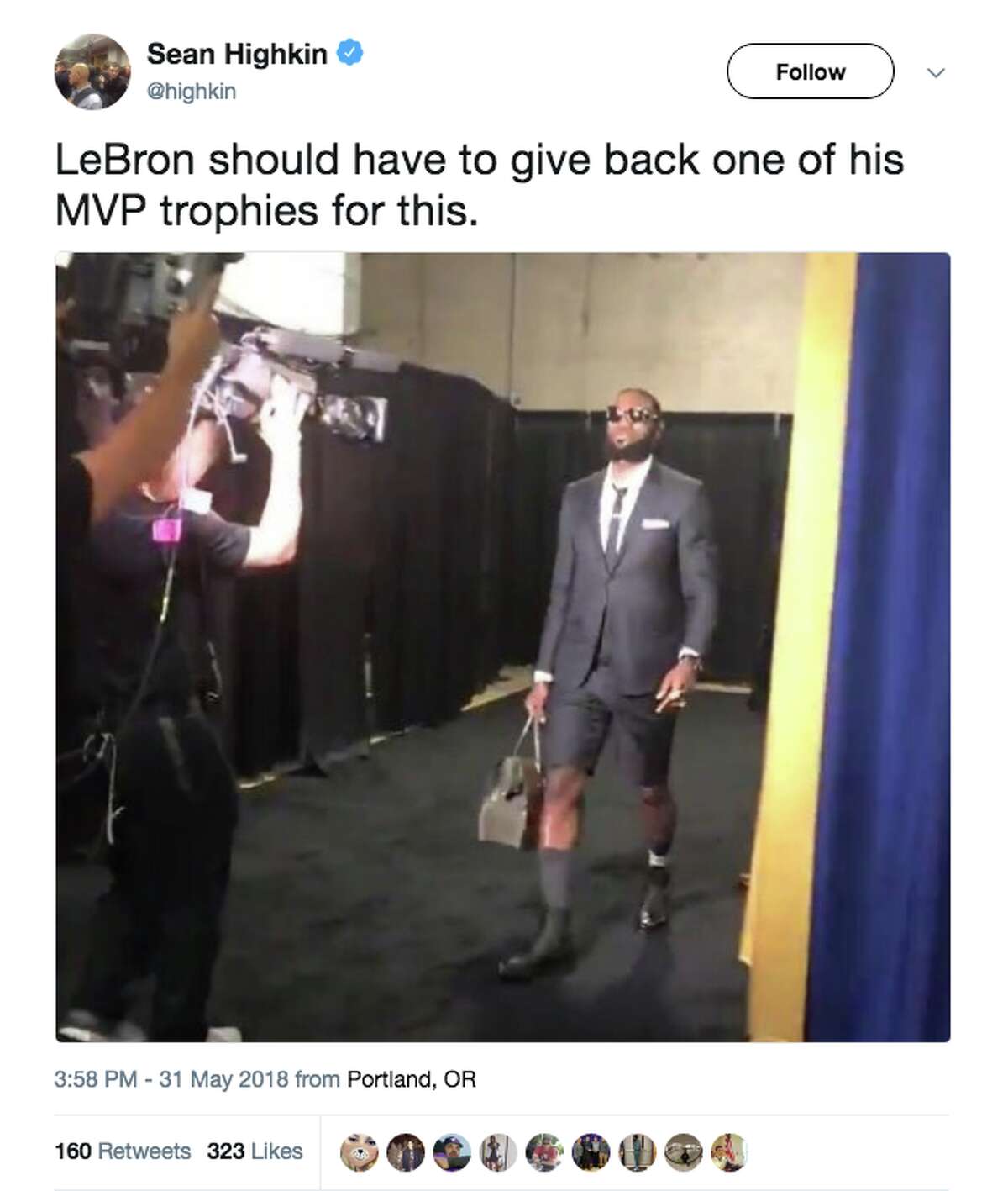 LeBron James showed up to NBA Finals wearing shorts with his suit and ...
