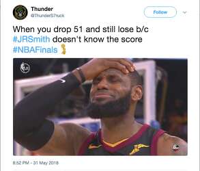 Exasperated Lebron And J R Smith The Best Memes From A Wild Game 1 Of The Nba Finals