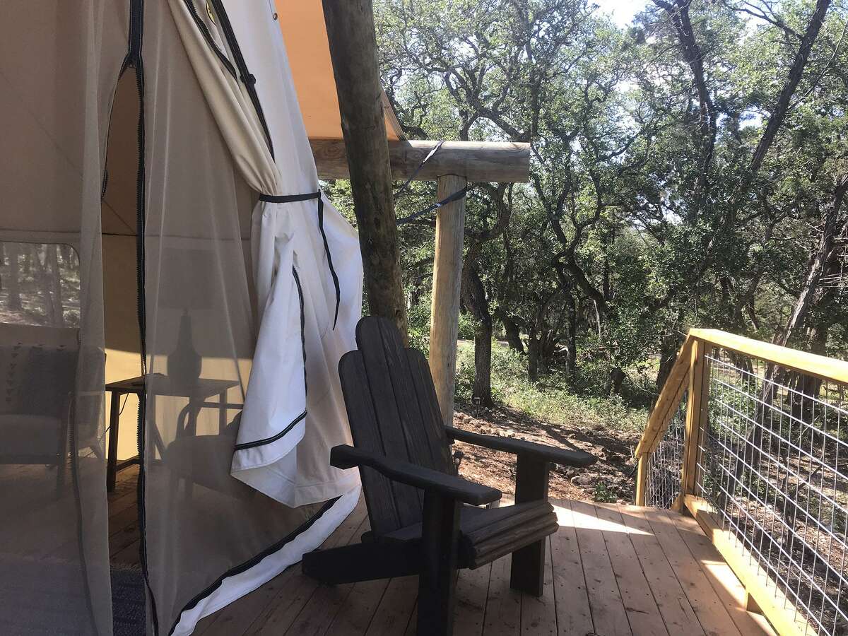 Glamping in a luxurious spot outside Wimberley