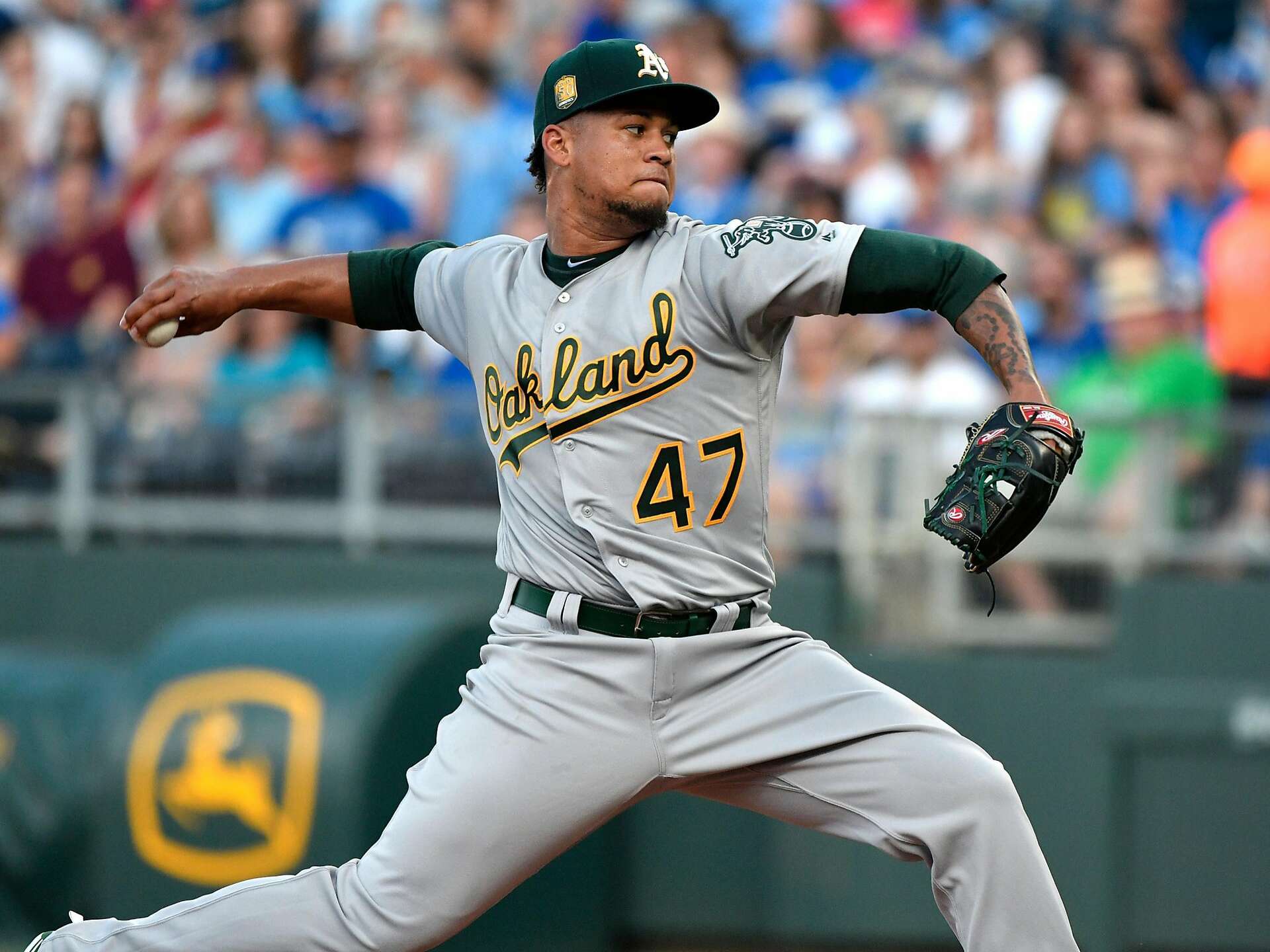 A's Frankie Montas turns in best game of his pro career