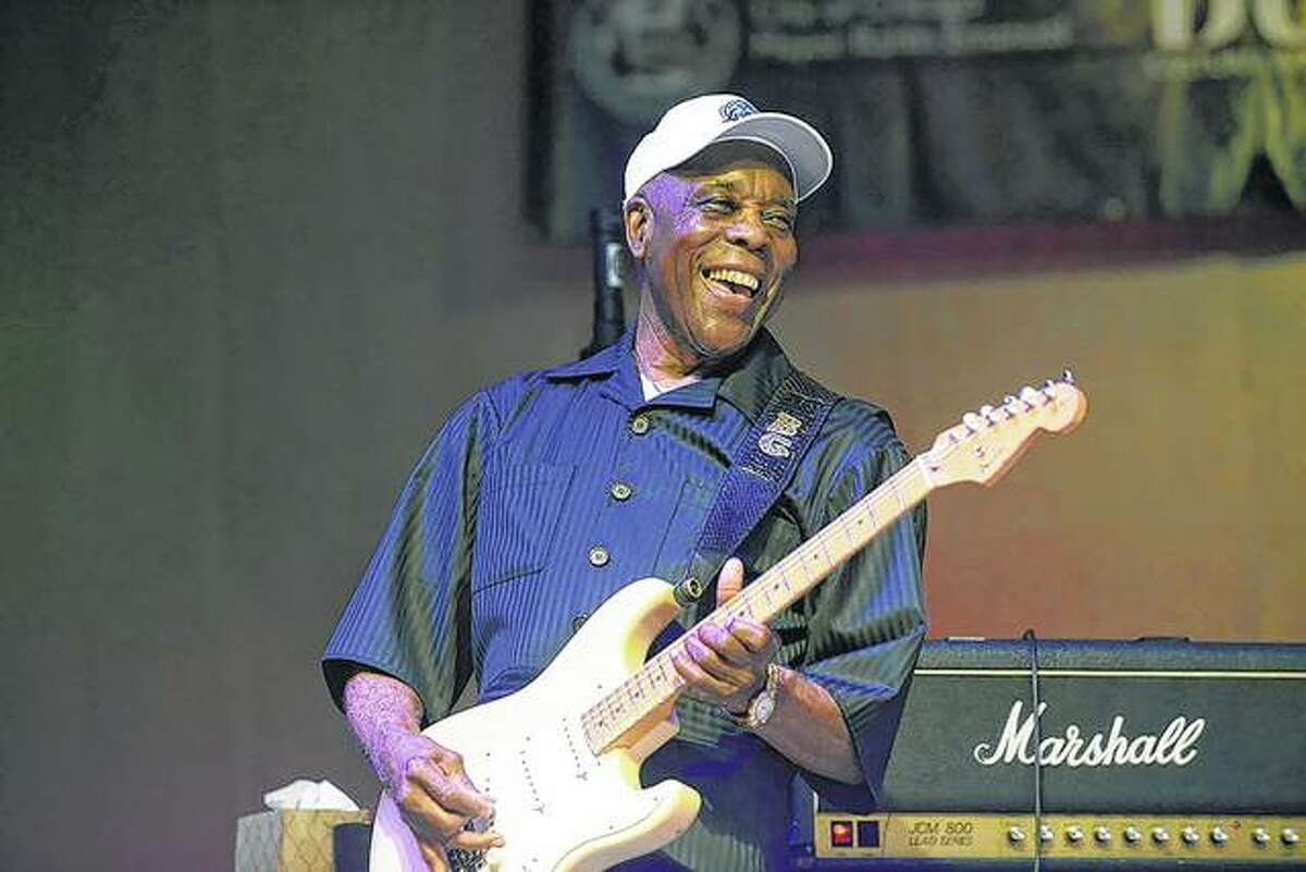 Buddy Guy performs at the Chicago Blues Festival in 2015.
