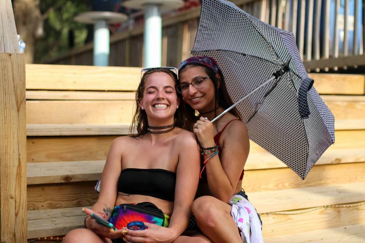 Electronic music fans descended on New Braunfels this weekend for Illectric River, a festival featuring music, art installations and live graffiti.