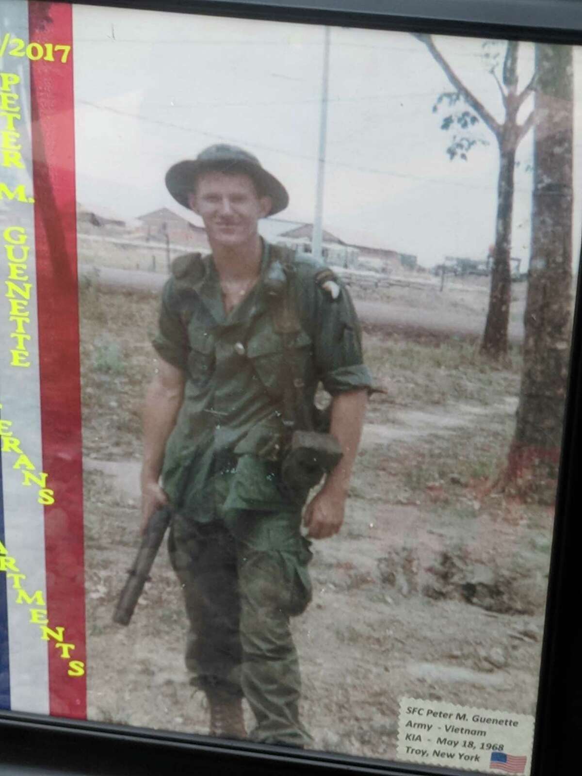Spec. 4 Peter Guenette is on duty in South Vietnam.