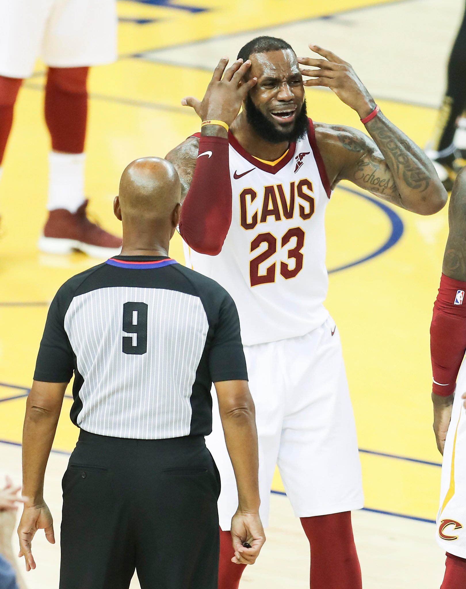 Draymond Green joins LeBron James in the shorts-suit brigade at Game 2