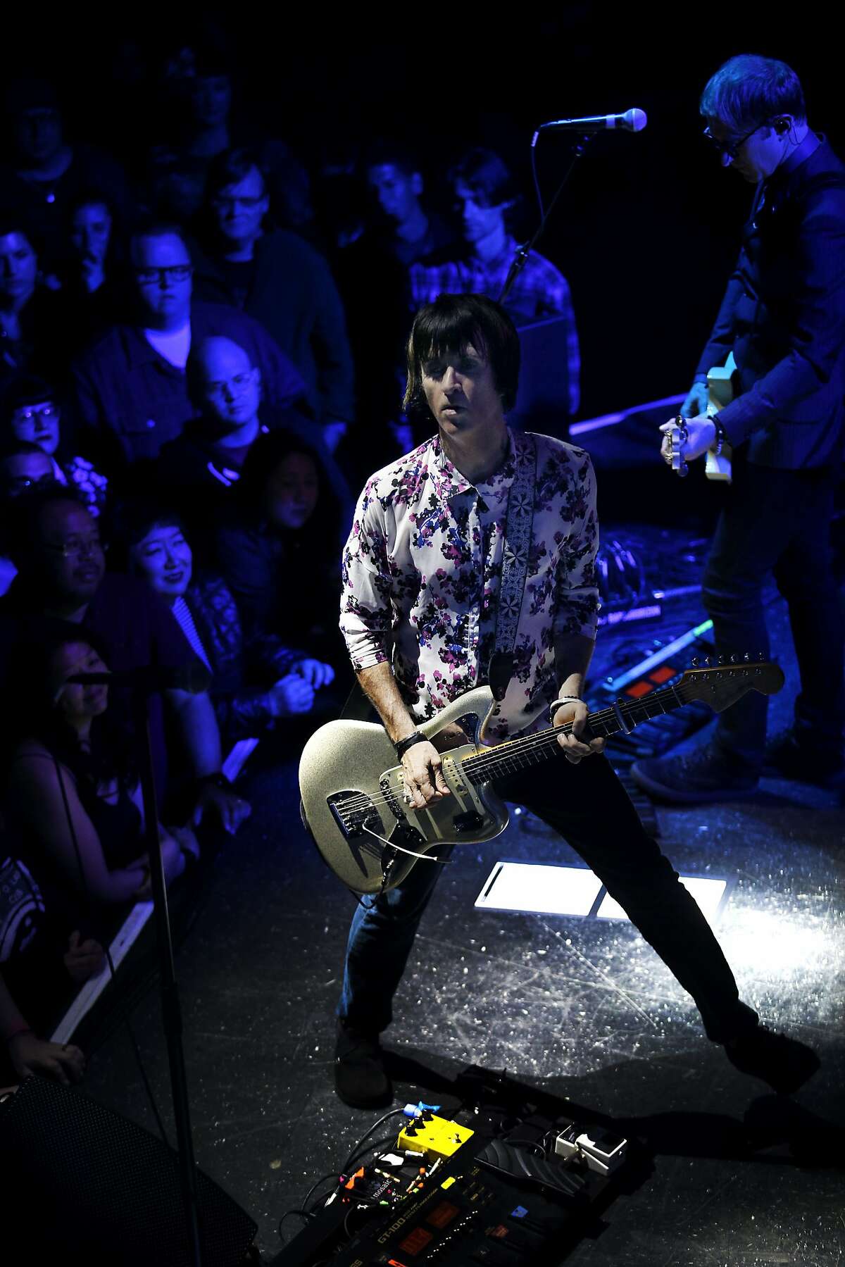 Johnny Marr performs at August Hall, Saturday, June 2, 2018, in San Francisco, Calif.