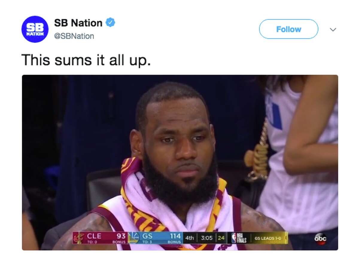Sad Lebron Steph S Shooting And J R Smith The Best Memes From Game 2 Of The Nba Finals