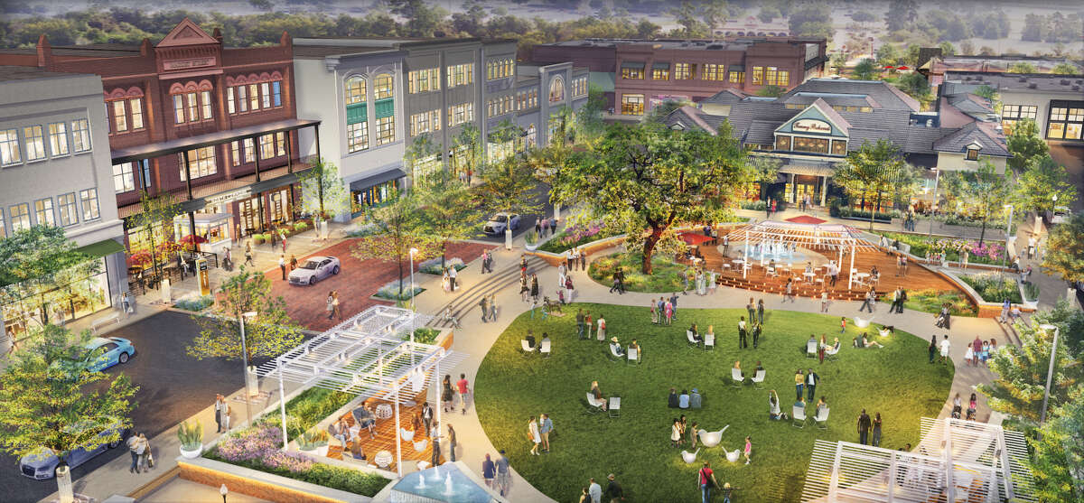 Market Street in The Woodlands is getting a makeover, which include a revitalized Central Park green space with synthetic turf, expanded seating areas, pergolas and outdoor sculptures. The property also will have updated lighting, signage and landscaping.