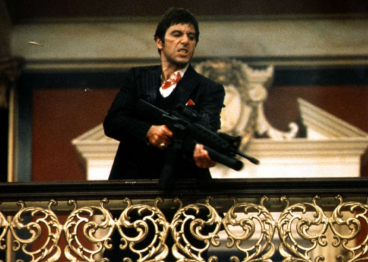 Scarface (1983)Leaving Netflix August 1 In Miami in 1980, a determined Cuban immigrant takes over a drug cartel and succumbs to greed.