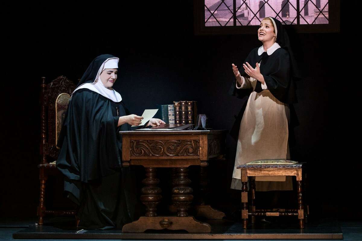 Lauren Kidwell as The Mother Abbess and Jill-Christine Wiley as Maria Rainer in the touring production of “The Sound of Music.”
