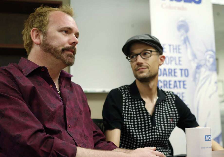 charlie craig, left, and david mullins talk about a u.s.