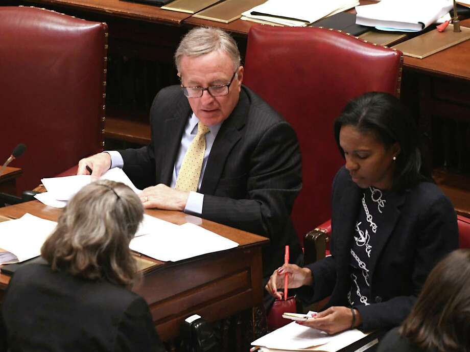 New York State Senator John DeFrancisco is seen in the Senate Chamber at the Capitol on Monday, June 4, 2018 in Albany, N.Y. (Lori Van Buren/Times Union) Photo: Lori Van Buren / 20043983A 
