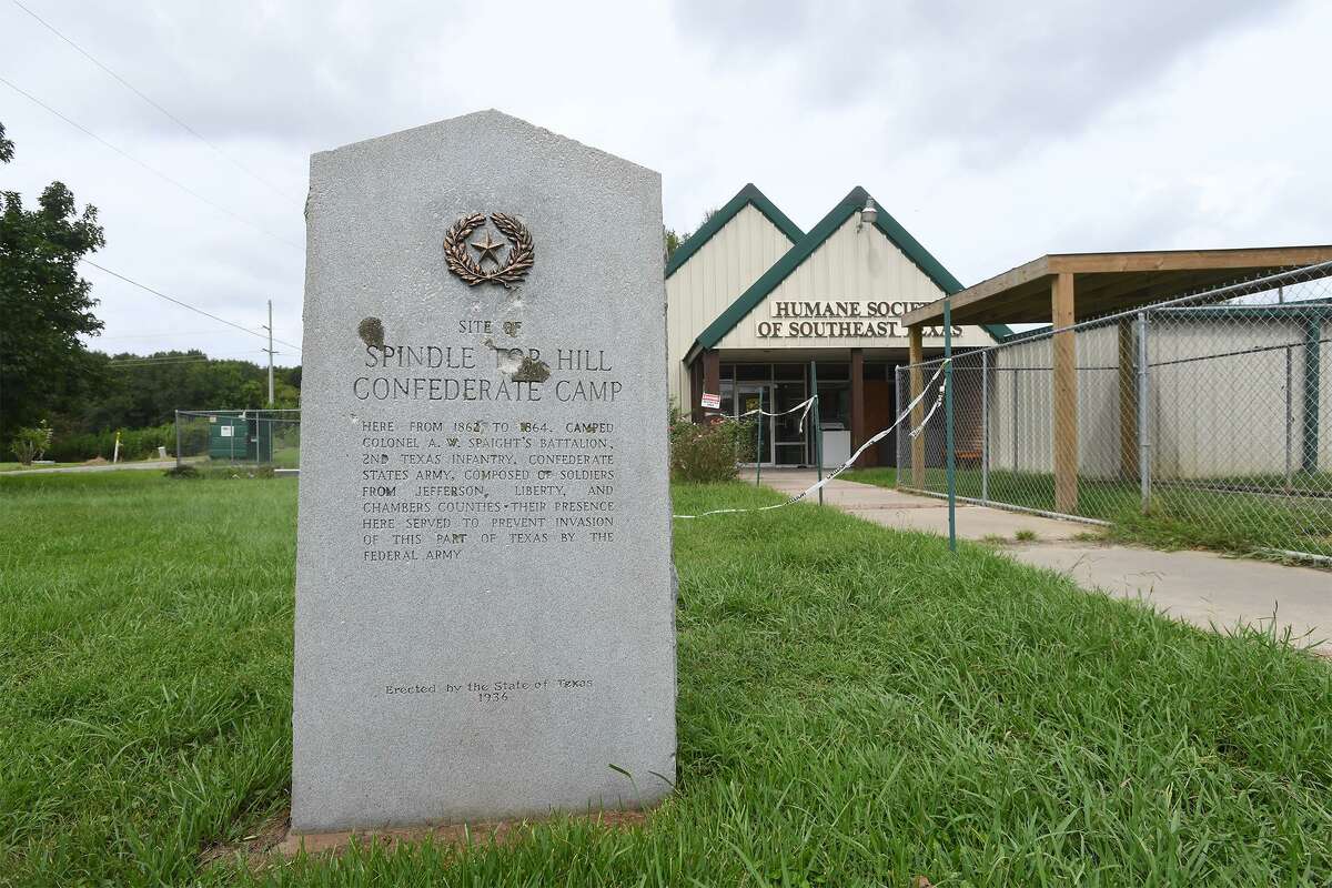 Confederate monument located on Ohio Street in Beaumont that marks the location of a Confederate camp site. Photo taken Wednesday, August 16, 2017 Guiseppe Barranco/The Enterprise