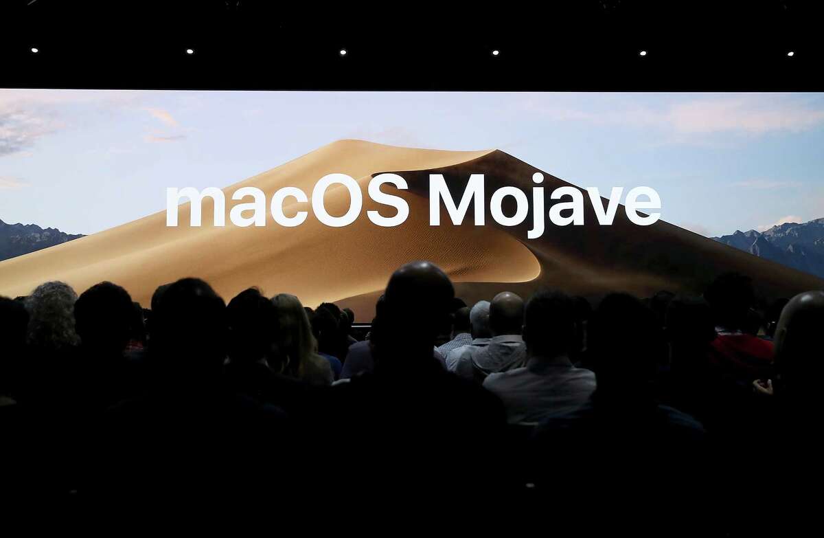 SAN JOSE, CA - JUNE 04: Mac OS Mojave is announced during the 2018 Apple Worldwide Developer Conference (WWDC) at the San Jose Convention Center on June 4, 2018 in San Jose, California. Apple CEO Tim Cook kicked off the WWDC that runs through June 8.