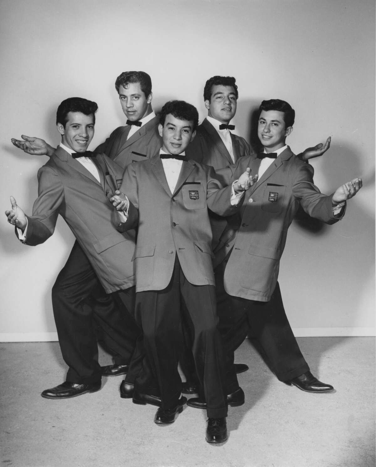 In 1960, the Royal Jesters' lineup was Toni Arci (from left), Louis Escalante, Henry Hernandez, Mike Pedraza and Oscar Lawson.